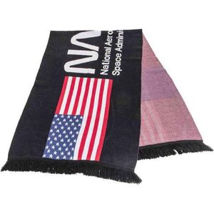 Mister Tee Nasa Big Scarf MT897, zwart, Eén Maat