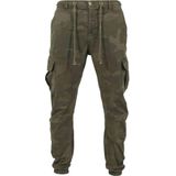 Urban Classics - Camo Cargo Heren joggingbroek - Groen