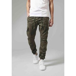 Urban Classics - Camo Cargo Heren joggingbroek - Groen