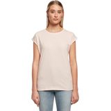 Build Your Brand - Extended Shoulder T-shirt - Dames - Casual Basic