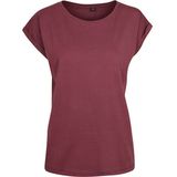 Build Your Brand - Extended Shoulder T-shirt - Dames