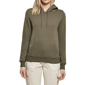 Build Your Brand Damesjas van zware hoody, Groen (Olive)