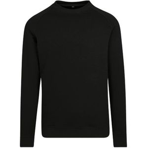 Build Your Brand - Raglan Crewneck Sweater - Grijs - Katoenmix