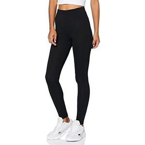 Build Your Brand Stretch jersey legging voor dames, zwart, M