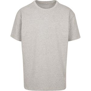 Build your Brand Heavy Oversize Tee BY102 - Grey (Heather)