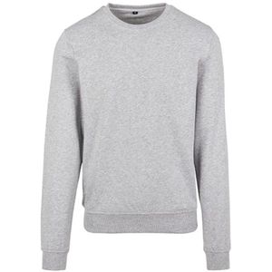 Build Your Brand - Premium Crewneck Sweatshirt - Grijs - Katoen/Rayon