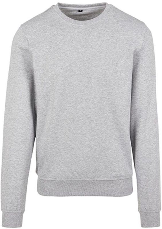 Build Your Brand - Premium Crewneck Sweatshirt - Grijs - Katoen/Rayon