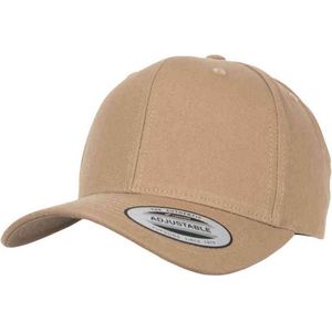 Flexfit - 6-Panel Curved Metal Snap croissant one size Pet - Beige