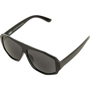 Urban Classics Unisex 101 Chain zonnebril voor volwassenen, zwart (zwart/zwart)
