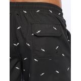 Urban Classics - Embroidery - Zwemshort - Zwart - Elastische Tailleband met Trekkoord