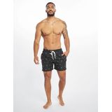 Urban Classics - Embroidery - Zwemshort - Zwart - Elastische Tailleband met Trekkoord