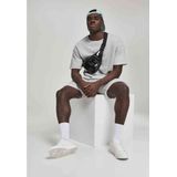 Urban Classics - Herringbone Terry T-shirt - Zwart - Katoen