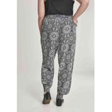 Urban Classics - Sarong Bandana Harem broek - Zwart/Wit