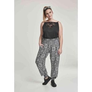 Urban Classics - Sarong Bandana Harem broek - Zwart/Wit