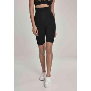 Urban Classics - High Waist Cycle Korte broek - Zwart