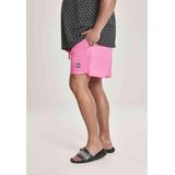 Urban Classics - Block Zwemshorts - L - Roze