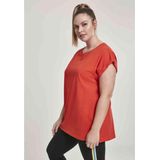 Urban Classics - Extended shoulder Dames T-shirt - Oranje
