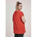 Urban Classics - Extended shoulder Dames T-shirt - Oranje
