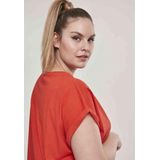 Urban Classics - Extended shoulder Dames T-shirt - Oranje