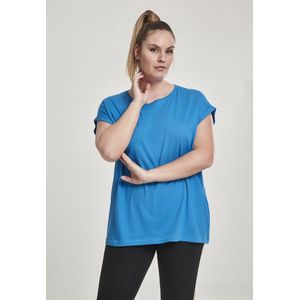Urban Classics - Extended shoulder Dames T-shirt - Blauw
