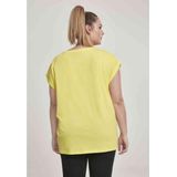 Urban Classics - Extended shoulder Dames T-shirt - Geel