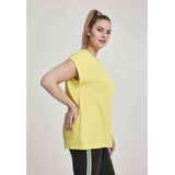Urban Classics - Extended shoulder Dames T-shirt - Geel