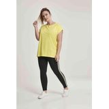 Urban Classics - Extended shoulder Dames T-shirt - Geel