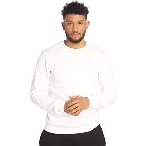 Urban Classics Heren Heavy Pique Crew Pullover, wit (wit 00220)., XL