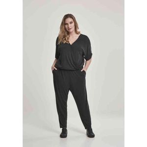 Urban Classics - Jumpsuit - Zwart - V-hals - Casual stijl