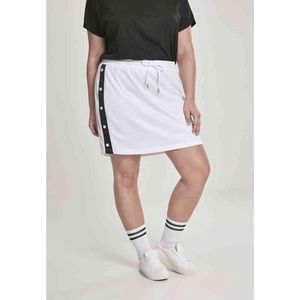 Urban Classics - Trackpants Rok - Zwart - Glanzend Stof