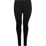 Urban Classics - Dameslegging - Zwart - Gewatteerd - Biker-Elementen