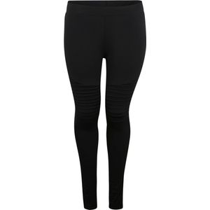 Urban Classics - Dameslegging - Zwart - Gewatteerd - Biker-Elementen