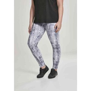 Urban Classics - Pattern Snake Legging - Grijs/Wit