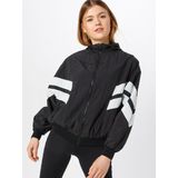 Urban Classics - Crinkle Batwing Jas - Zwart - Gekreukt Nylon