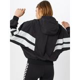 Urban Classics - Crinkle Batwing Jas - Zwart - Gekreukt Nylon