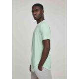 Urban Classics - Shaped Long Heren T-shirt - Groen