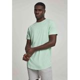 Urban Classics - Shaped Long Heren T-shirt - Groen