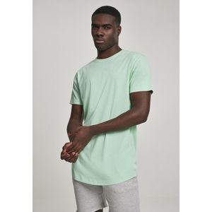 Urban Classics - Shaped Long T-shirt - Groen - 100% Katoen