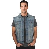 Urban Classics Denim Vest - Mouwloos met Knoopsluiting en Borstzakken