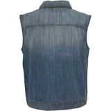Urban Classics Denim Vest - Mouwloos met Knoopsluiting en Borstzakken