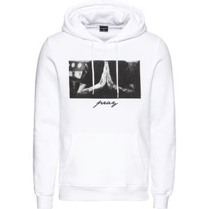 Mister Tee - Pray Hoodie trui Wit