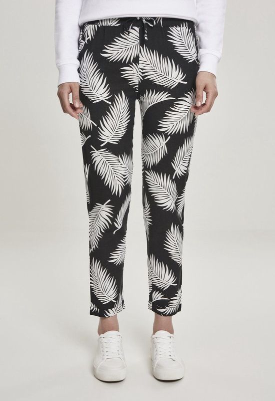 Urban Classics Ladies Elastic Waist AOP Pants