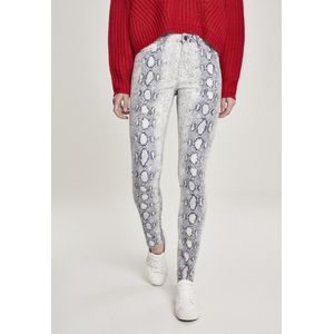 Urban Classics - Animal Stretch Twill Skinny jeans   Wit
