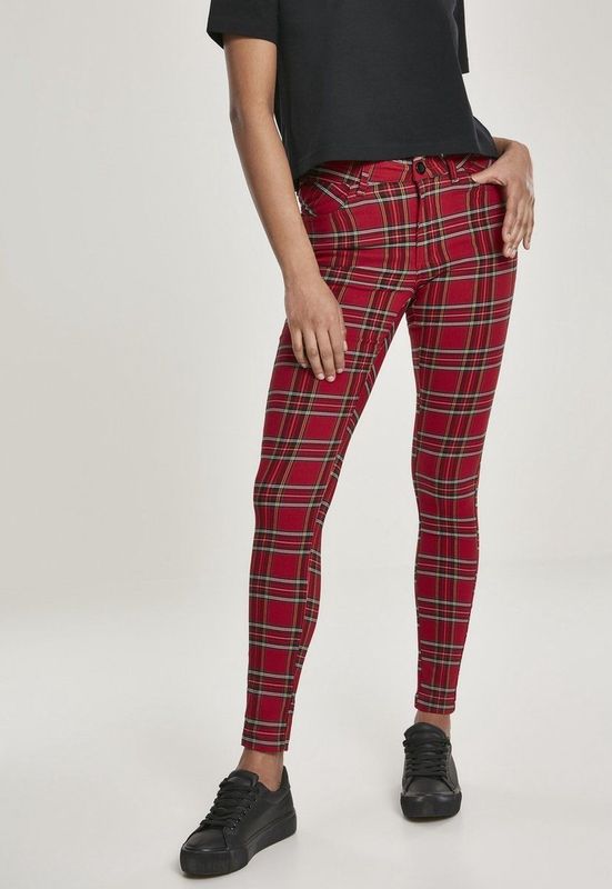 Hose Damen Urban Classic skinny tartan GT