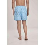 Urban Classics - Palm - Zwemshort - Zwart/Oliv - Basics - Streetwear