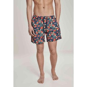Urban Classics - Patroon Swim Shorts - Veelkleurig - Zwembroek - Heren
