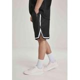 Urban Classics - Premium Stripes Mesh Korte broek   Zwart