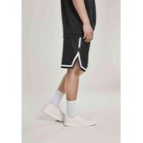 Urban Classics - Premium Stripes Mesh Korte broek   Zwart