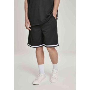 Urban Classics - Premium Stripes Mesh Korte broek   Zwart
