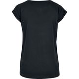 Urban Classics Ladies Round V-Neck Extended Shoulder Tee